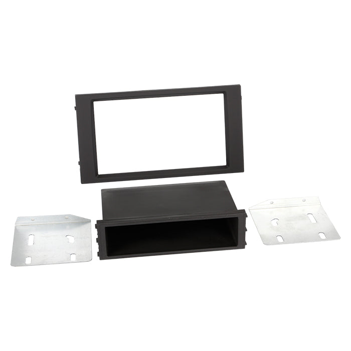 ACV, 2-DIN Radioframe met vak Seat Ibiza/leon Zwart