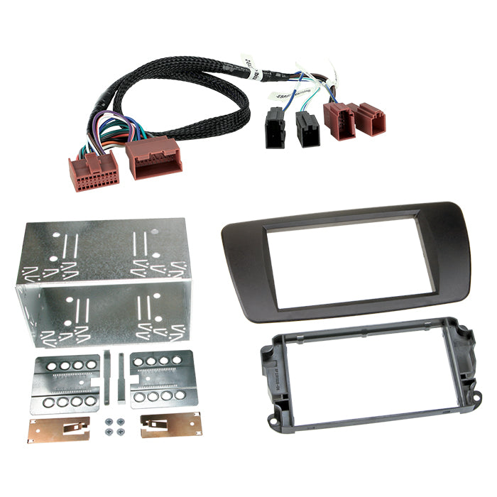 ACV, 2-DIN Radioframe Seat Ibiza (6J) Zwart/keuze
