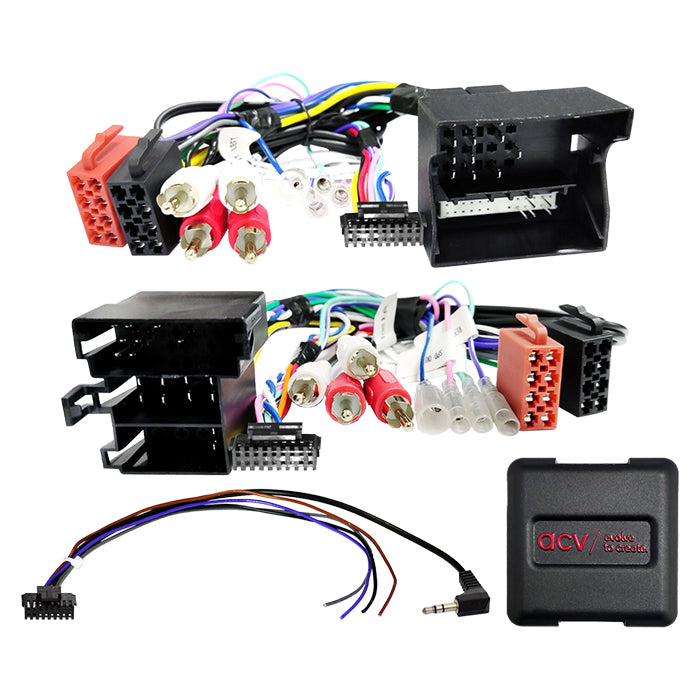 ACV, Lenkradsteuerung Audi Iso/mini Iso/quadlock Multilead Amp-rca