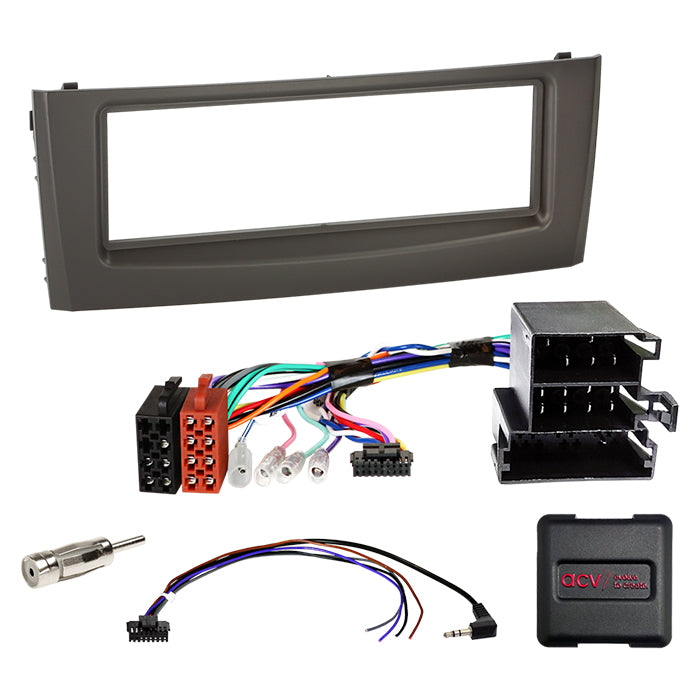 ACV, Kompletní 1-DIN Kit Fiat Grande Punto/Linea Černý