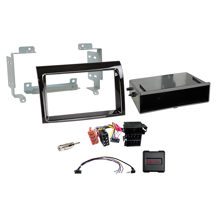 ACV, Komplettes 2-DIN Kit M. Stauraum Citroën/Opel/Peugeot Piano