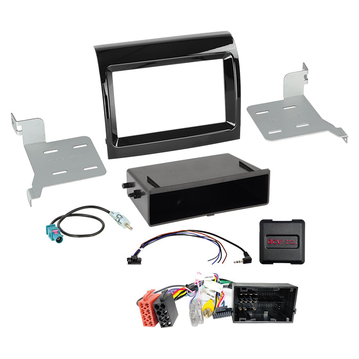 ACV, Komplett 2-DIN Kit M. Fach Citroën/Fiat/Opel/Peugeot