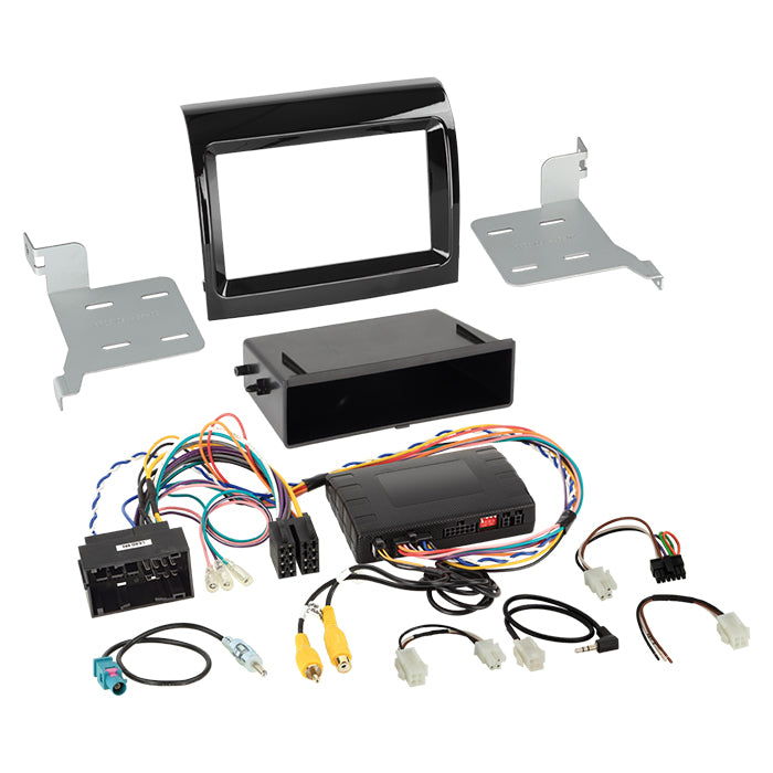 ACV, Komplettes 2-DIN Kit M. Fach Citroën/Peugeot Infodapter