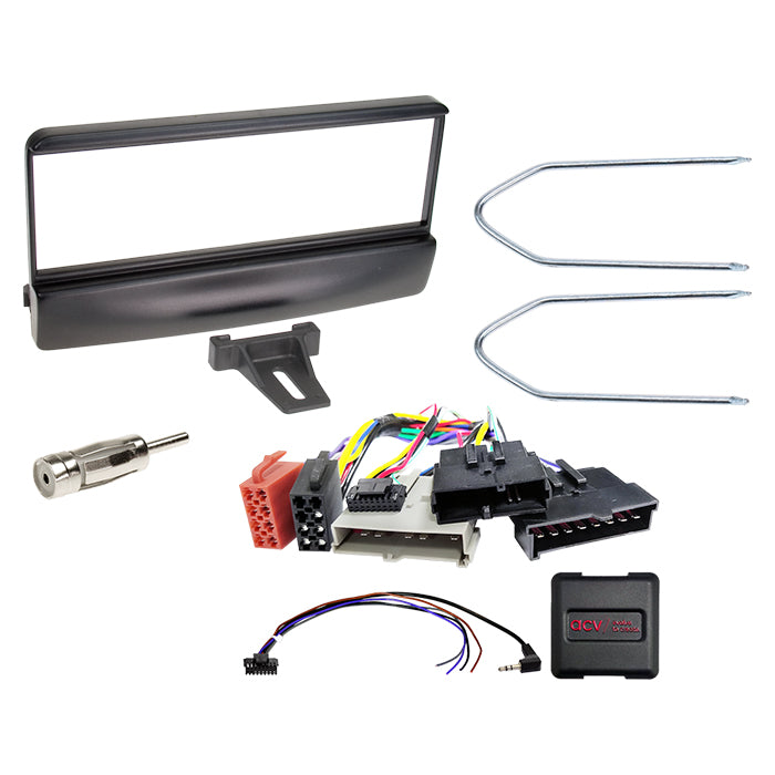 ACV, Kompletní 1-DIN Kit Ford Černý 8Pin/8Pin/17Pin