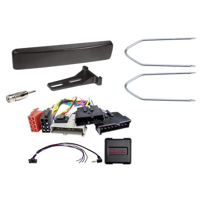 ACV, Kompletní 1-DIN Kit Ford Černý 8Pin/8Pin/17Pin