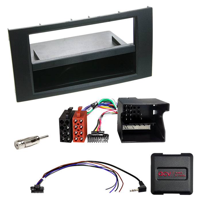 ACV, 2-DIN Kit s kapsou pro Ford - Ovládání z volantu/analogové/anténa