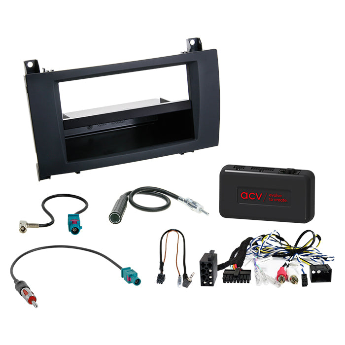 ACV, Kompletní 2-DIN Kit 1 /amp — Pasuje pro Mercedes SLK 2004-2001
