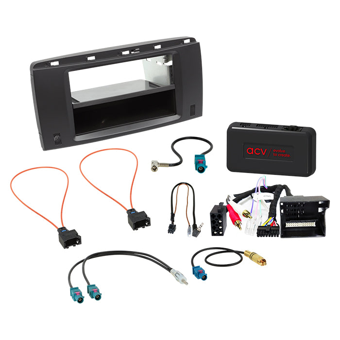 ACV, Kit 2-DIN Completo con Spazio — Compatibile con Mercedes Classe R 2005-2010