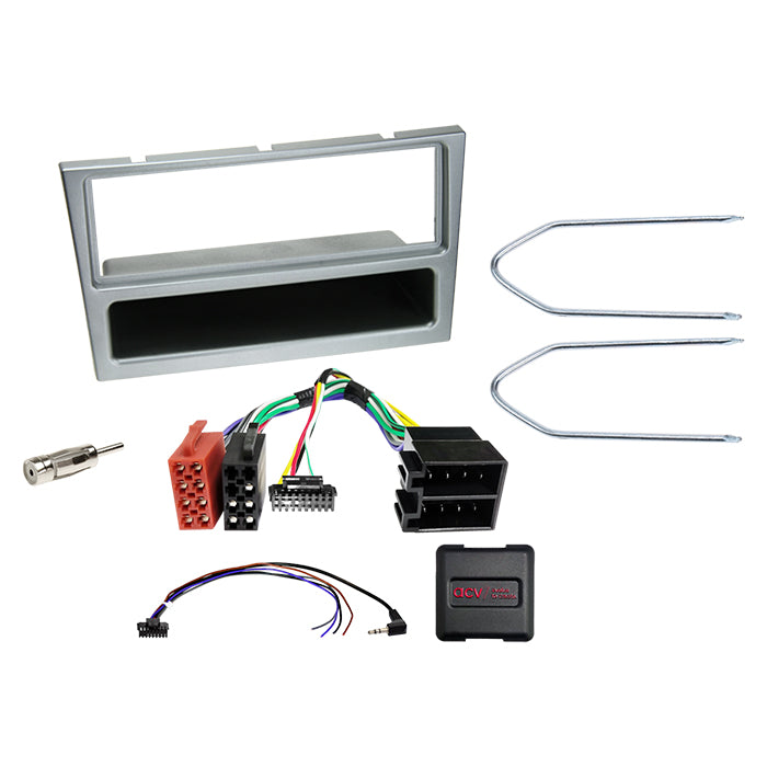 ACV, Kompletní 1-DIN Kit S. Prostorem Opel Matt-chrom Analog