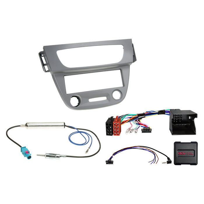 ACV, Kompletní 1-DIN Kit Renault Megane(b/bz)/fluence(z) Šedá