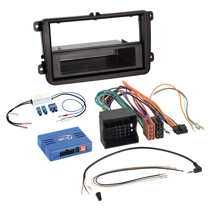 ACV, Kompletní 2-ISO Kit s Prostorem pro Seat/skoda/vw Din