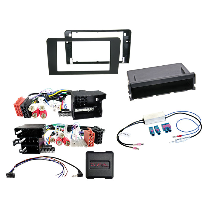 ACV, 2-DIN Kit S Kapsou Řízení Z Volantu — Pasuje pro Audi A3 (8) 2003-2013