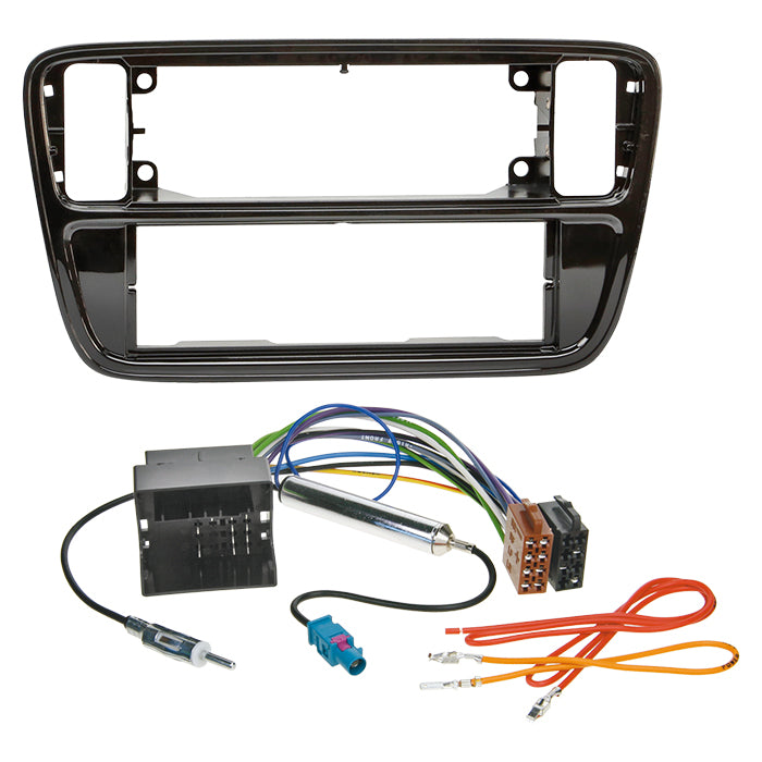 ACV, 1-DIN Kit 06/2016 Klavier Schwarz Passiv — Passend für VW Up 12/ 2011-