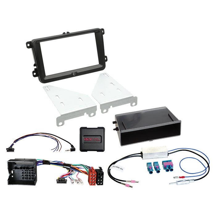 ACV, 2-DIN Kit S/komorou Seat/Skoda/VW Ovládání z volantu/Anténa