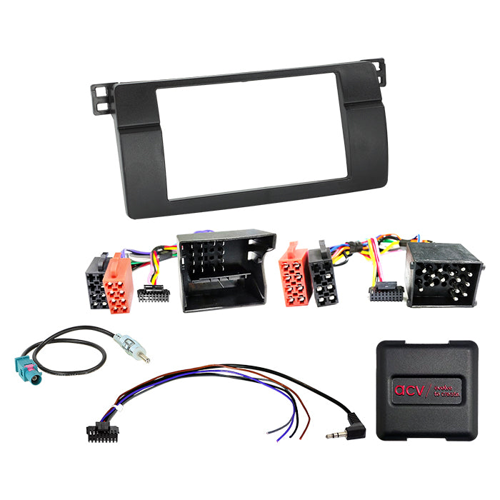 ACV, Kit 2-DIN 02/2007 — Compatible avec BMW Série 3 (E46) 07/1998-