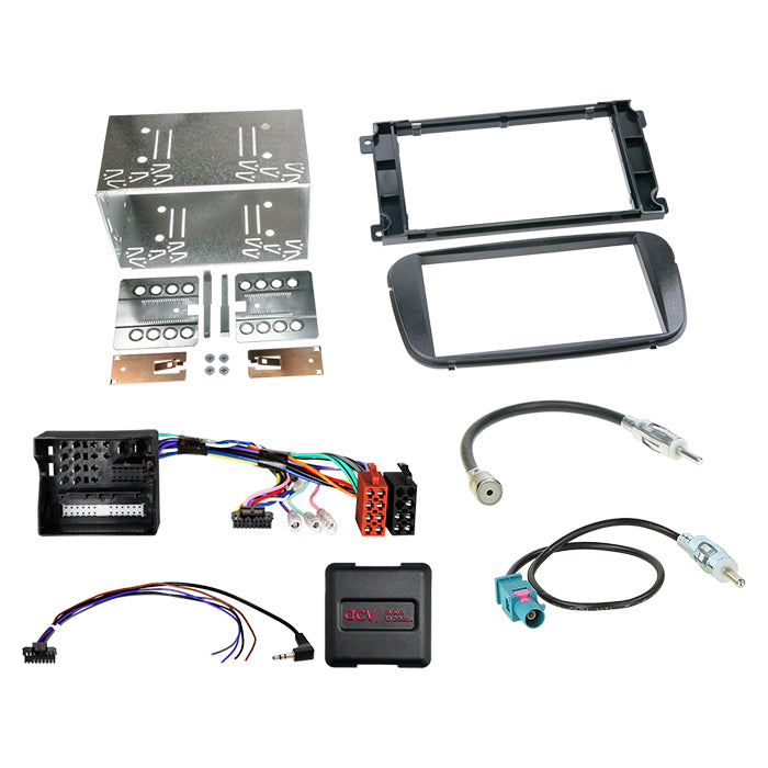 ACV, 2-DIN Kit Ford Různé Černé Ovládání Volantu/can Bus/anténa
