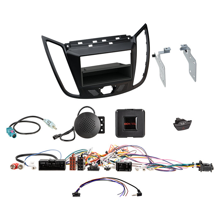 ACV, 2-DIN Kit S/komorou Ford C-MAX(DXA)/Kuga(DM2) Ovládání z volantu