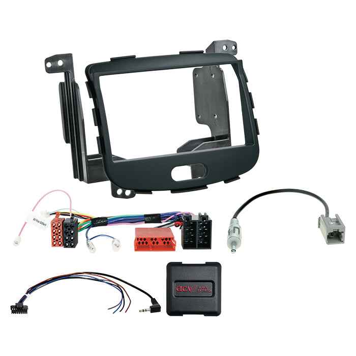 ACV, 2-DIN Kit 10/2013 Stuurwielbediening — Geschikt voor Hyundai i10 (pa) 10/ 2008-