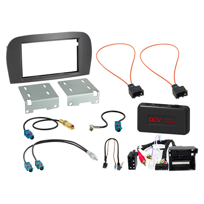 ACV, Kompletní 2-DIN Kit — Pasuje pro Mercedes SL-Class(R230) 2008-2011