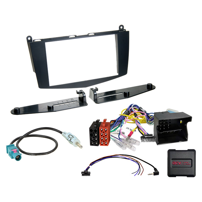 ACV, Kompletní 2-DIN Kit — Pasuje do Mercedes C-Class 2007-2011