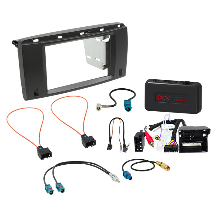 ACV, Kompletní 2-DIN Kit 05/2010 — Pasuje do Mercedes R-Třídy 09 2005-