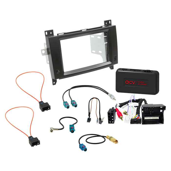 ACV, Compleet 2-DIN Kit 42x — Geschikt voor Mercedes Vito / Viano 2006-2014
