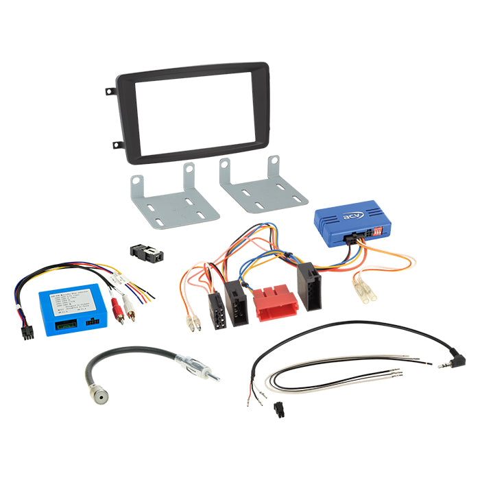 ACV, Compleet 2-DIN Kit C-klasse/CLK-klasse /amp D2B