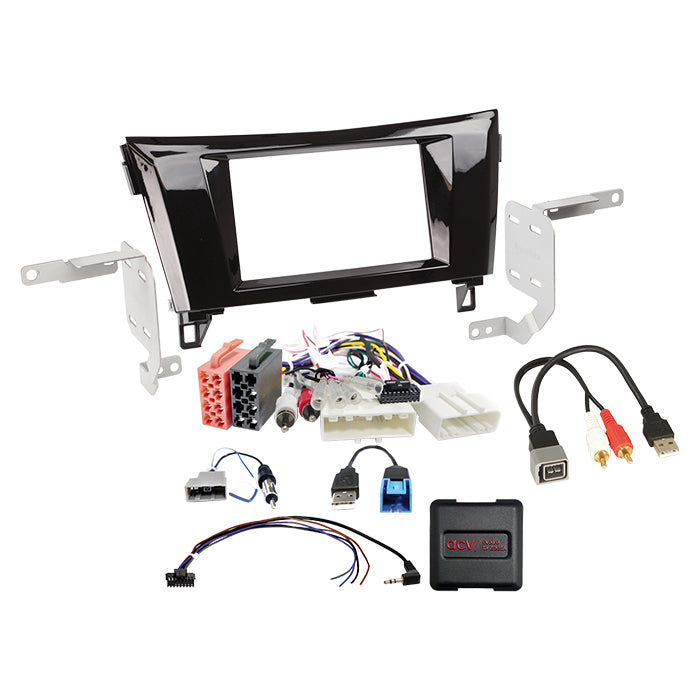 ACV, 2-DIN Kit Nissan Qashqai/x-trail 20Pin/32Pin Ovládání z Volantu
