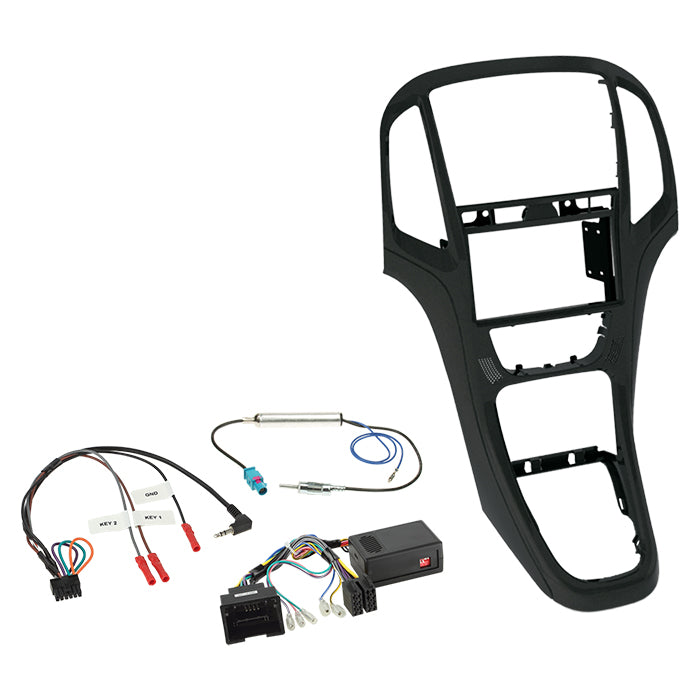 ACV, 2-DIN Kit Perlově Černý Ovládání na Volantu — Pasuje pro Opel Astra J 2009-2018
