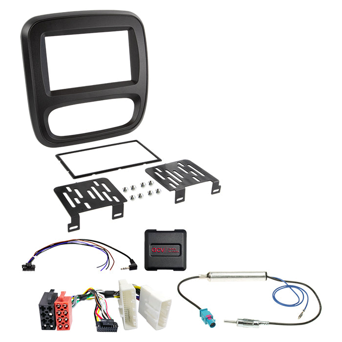 ACV, 2-DIN Kit Fiat/Nissan/Opel/Renault U/ovládání klimatizace na volantu