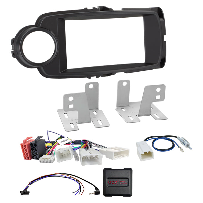 ACV, Kompletní 2-DIN Kit 02/2020 — Pasuje na Toyota Yaris (XP13) 09/2014-