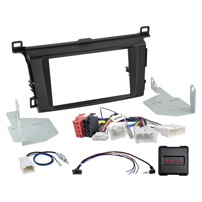 ACV, 2-DIN Kit 12/2018 Stuurbediening — Geschikt voor Toyota rav4(sa3 / Sa4) 04/ 2013-