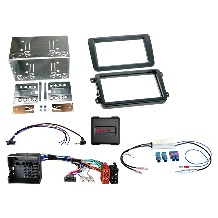 ACV, 2-DIN Kit Seat/Skoda/VW Různé Ovládání Volantu/anténa