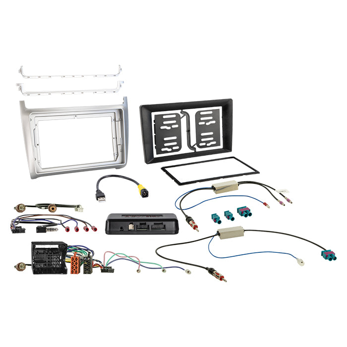 ACV, Kompletní 9" Kit 1 07/2017 Stříbrný I-dapte — Pasuje na VW Polo 04/ 2014-