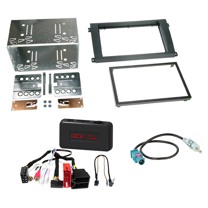 ACV, 2-DIN Kit Stuurbediening — Geschikt voor Porsche Cayenne (9pa / 955) 2002-2006