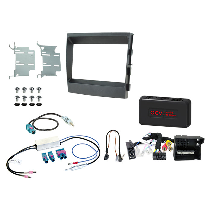 ACV, Kompletní 2-DIN Kit /amp — Pasuje na Porsche Panamera 2009-2016