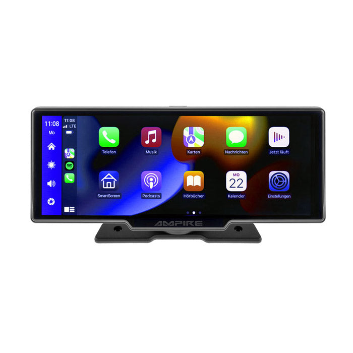 Ampire, 10" Obrazovka Carplay Android Auto Dashcam