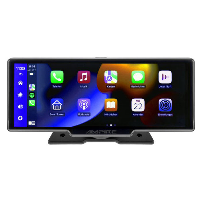 Ampire, 10" Obrazovka S Carplay Android Auto Ahd Dashcam