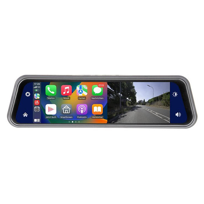 Ampire, 9" Lusterko Z Wbudowanym Carplay, Android Auto, Dashcam