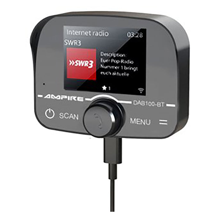 Ampire, Handsfree Telefonie S DAB+ A A2DPstreamin