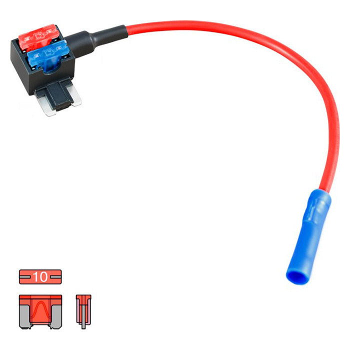 Ampire, Tap voor Laagprofiel Mini Fuse 10A (acn) - 1 Stk