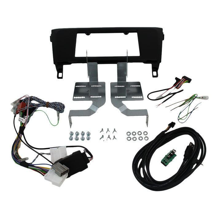 , 2-DIN Kit Zwart — Geschikt voor Nissan Qashqai II J11 2014-