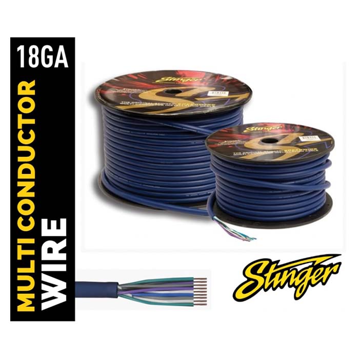 Stinger, câble haut-parleur 9 conducteurs 76,2m enroulé