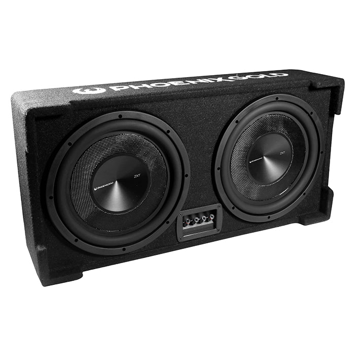 Phoenix Gold, 2X12" 1000W Rms 2Ohm Boîte de Subwoofer Passive