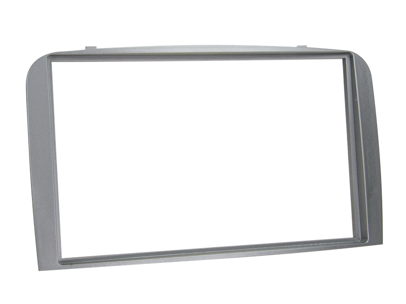 ACV, 2-DIN Radioblende Alfa Romeo 147 00-10/GT 03-10 Silber