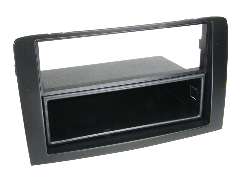 ACV, 2-DIN Radioblende Schwarz — Passend für Fiat Idea 2005-