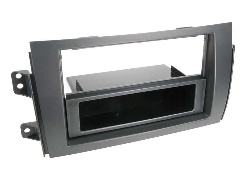 ACV, 2-DIN Ramka Radiowa Czarna — Pasuje do Sedici / Suzuki sx4 2006-