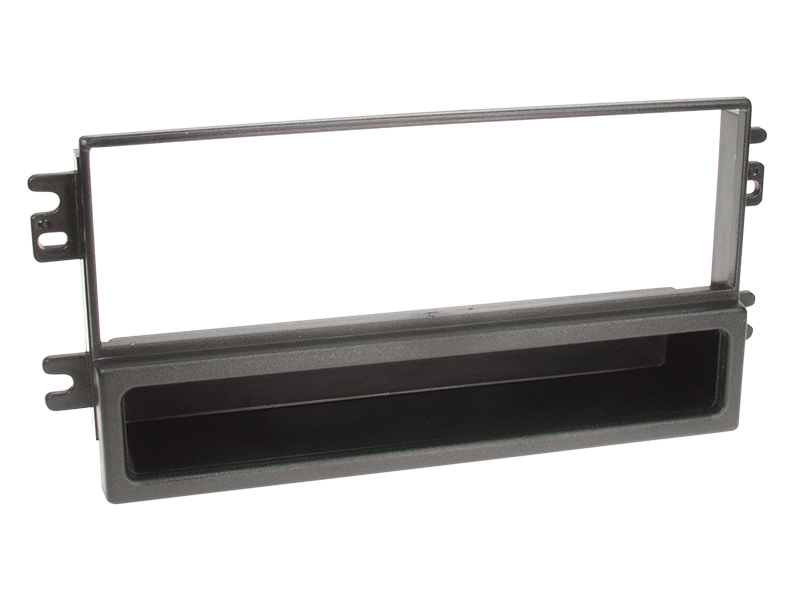 ACV, 1-DIN Radioblende Schwarz — Passt für KIA Carnival 2001-