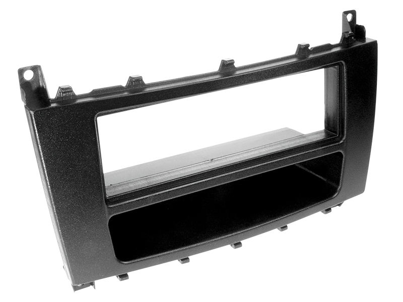 ACV, 1-DIN Radioblende Schwarz — Passt für Mercedes c / Clc / G 2004-