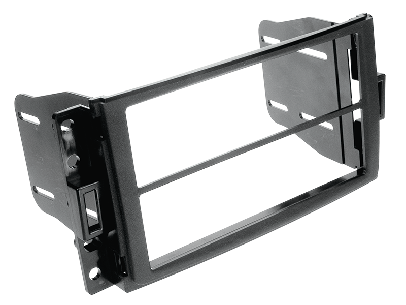 ACV, Radioblende 07 Schwarz — Passend für 2-DIN Hummer h3 2005-